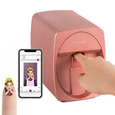 2022 model DIYBluetooth-compatible nail art printer machine mobil wireless  transfer photo digital nails printing machine