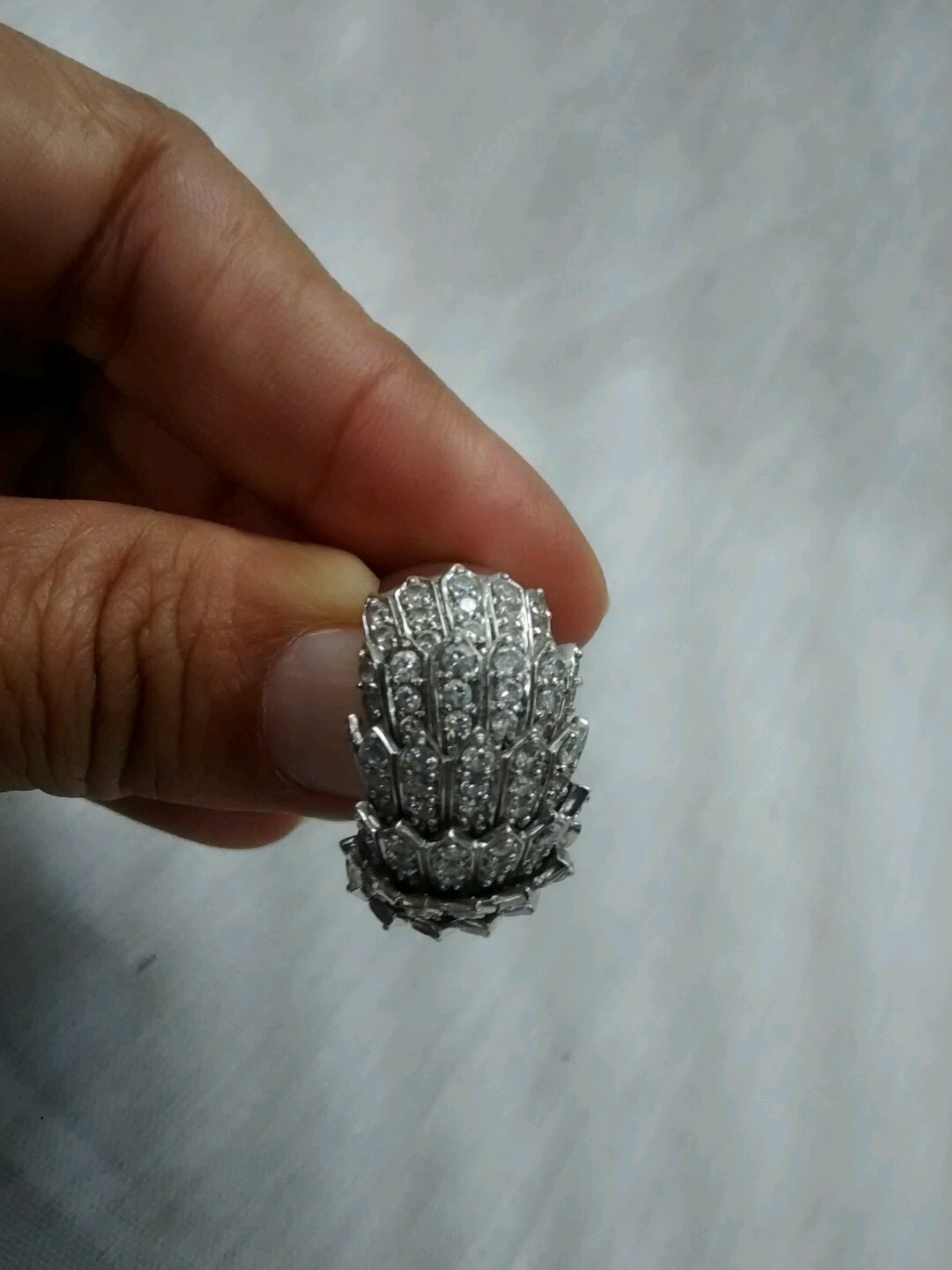 Statement pretty designer  sterling 925 ring size… - image 7