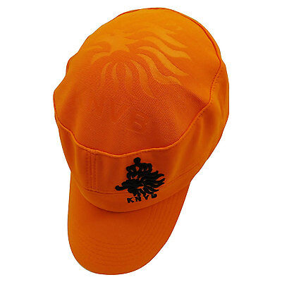 NETHERLANDS HOLLAND ORANGE KNVB LOGO FIFA WORLD CUP MILITARY STYLE HAT CAP..NEW