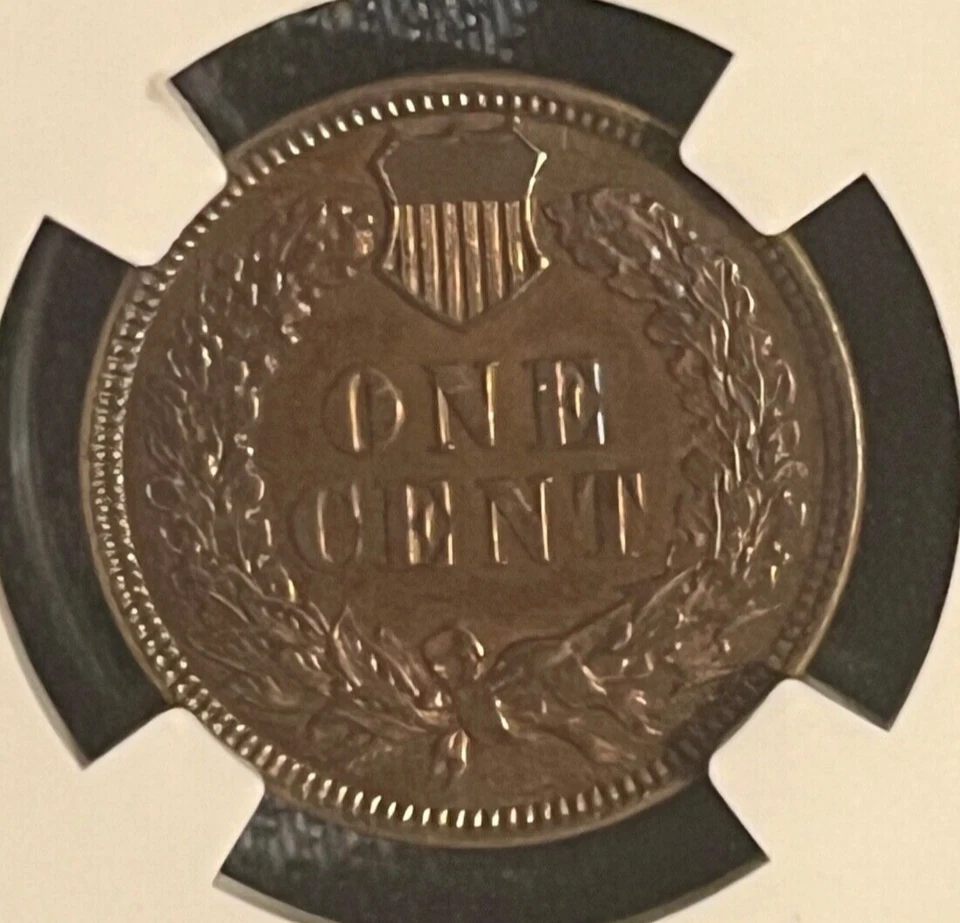 1888 Indian head cent , Choice Proof NGC - 63 , - Image 2 of 4