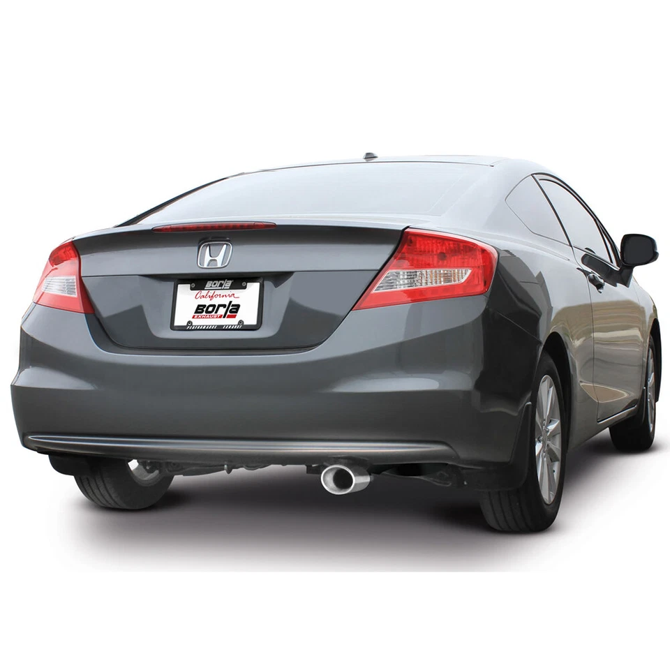 Kit de escape trasero eje inoxidable tipo S Borla 11828 para Honda Civic 2012-15 1,8 L Foto 2 de 4