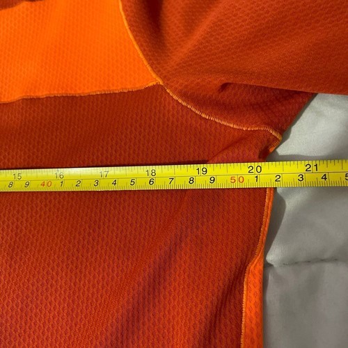 Patagonia T Shirt Mens Short Sleeve orange Breathable performance medium - Picture 6 of 8