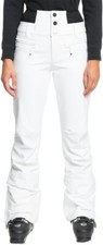  209 Roxy Women's Rising High Snow Pants, White, XL