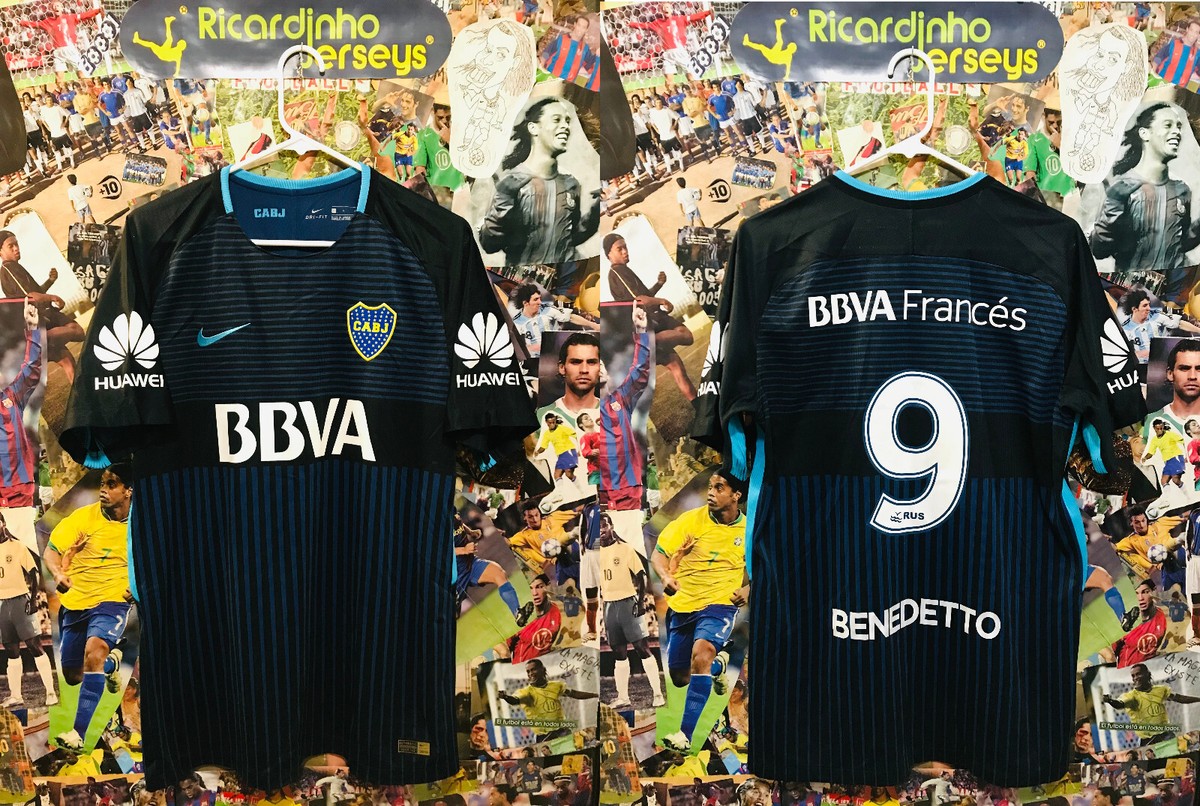 2017- 2018ナイキ ボカジュニアーズ ユニフォーム サッカー イエロー Nike Boca Juniors Third Kit 17/18 Dario Benedetto Yellow