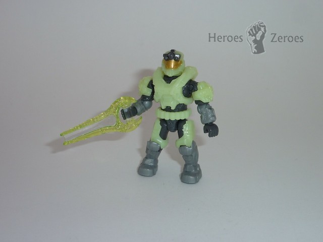 Halo Mega Bloks Set #97516 UNSC Green Spartan Commando with Energy Sword Figure | eBay