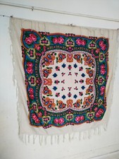 vintage gorgeous flowers printed piano fringes shawl scarf itm1220