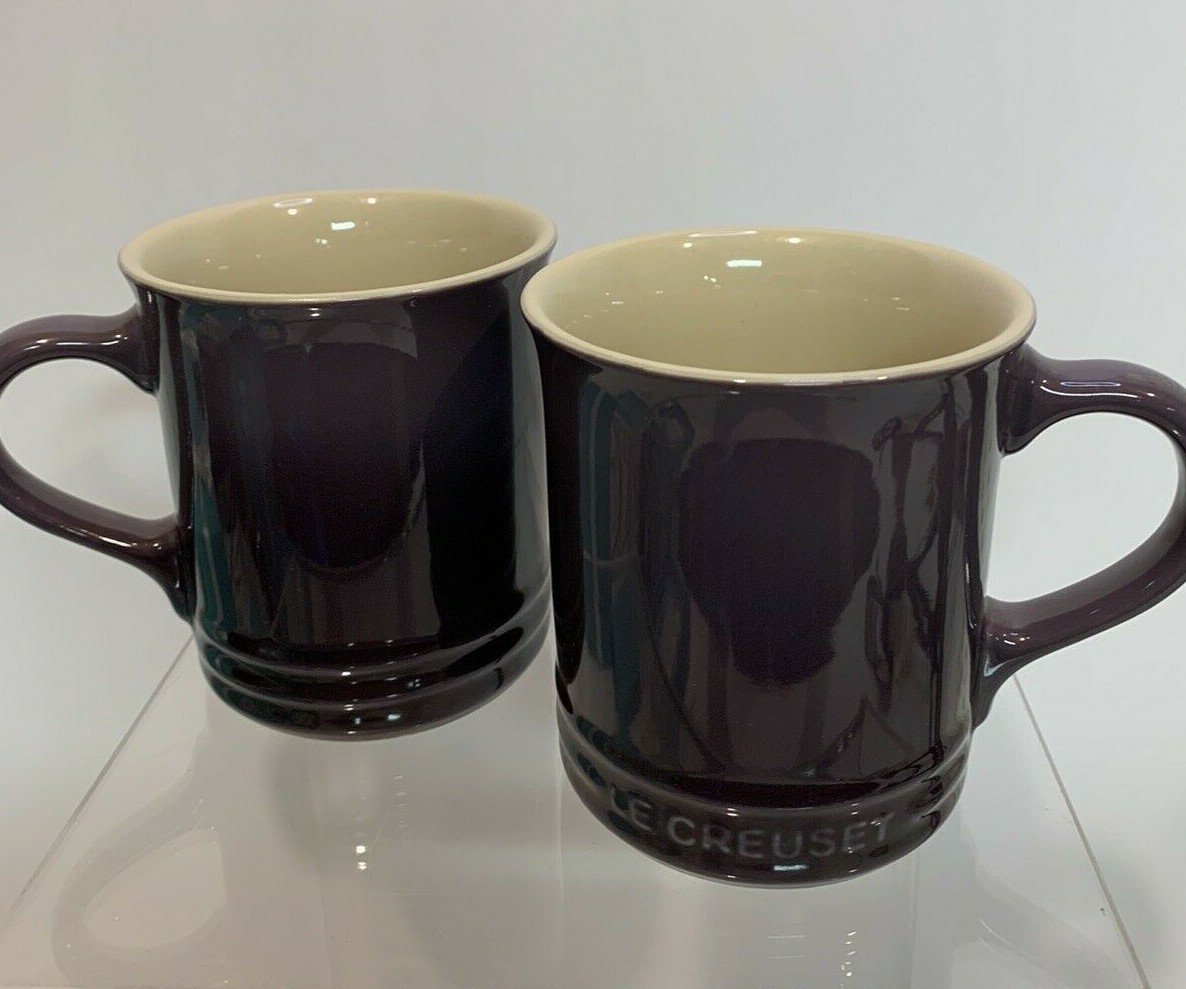 LE CREUSET パープル スープカップ 2個セット LE CREUSET パープル