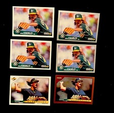 Dennis Eckersley collectors choice 1996  #245, & silver signature, score 324 