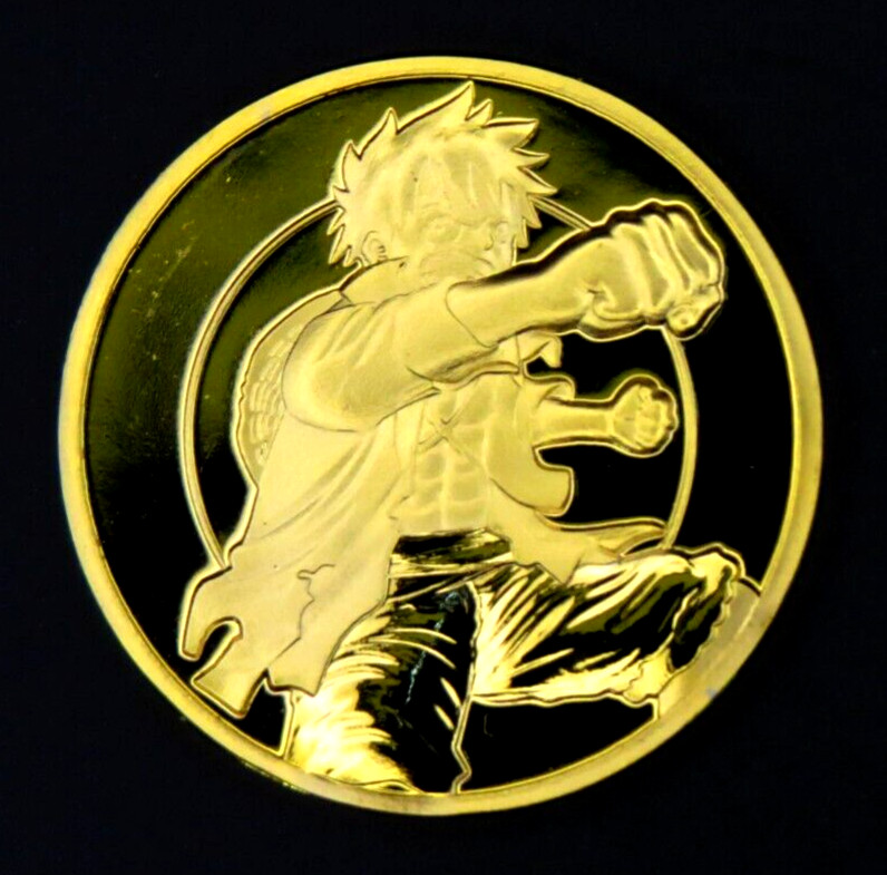 Manga-Held Monkey D. Ruffy Medaille aus Bimetall