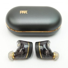 AVIOT TE-Z1Pnk In Ear Earphone Headphone Black Used From Japan