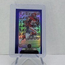 TONY GONZALEZ 2021 Panini Legacy Mini PRIZM Sapphire /50 #114 KC Chiefs SP