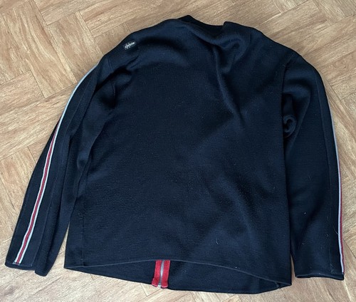 Chaqueta Cárdigan Vintage Oxbow Surf Tejido Pesado Lana/Acrílico Cremallera Completa Años 90 X Grande - Imagen 2 de 7