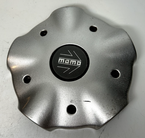 MOMO IDEA Wheel Center Cap Vintage Silver Aluminum Alloy with emblem 94 #5 - Picture 2 of 9