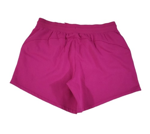 All In Motion High Rise Fleece Shorts Plus Size 1X Hot Pink - Picture 3 of 9