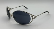 NEW FRED LUNETTES VOLUTE N1 102 SILVER GREY BLACK AUTHENTIC SUNGLASSES A4