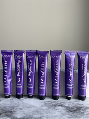 7 Loreal Superior Preference #3 ANTI-BRASS PURPLE Conditioner 1.86oz Color Care