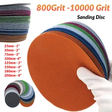 25mm-200mm Foam Sponge Sanding Disc Wet and Dry Sandpaper Hook & Loop For Polish