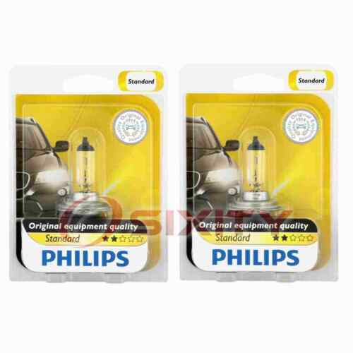 2 pc Philips High Beam Headlight Bulbs for Renault Clio Duster Fluence im