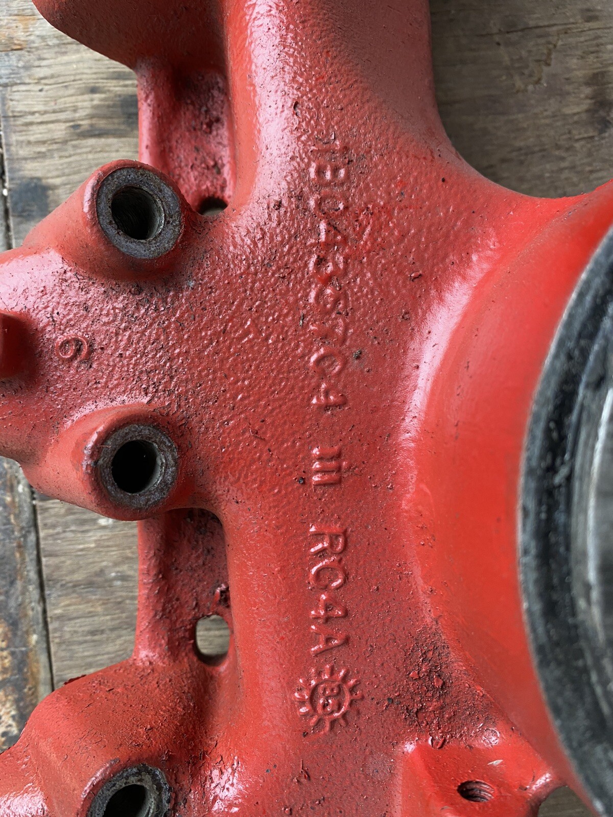 6.9 IDI Intake Manifold Painted Red Lot C010 eBay