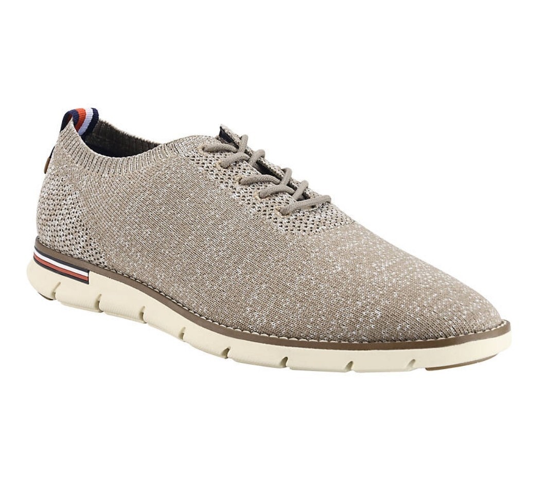Size 8 M - Tommy Hilfiger Men\'s tm Warden Oxford - Light Natural Texture Tommy Hilfiger Warden Oxford Shoes - NEW IN BOX - Light  main image 4