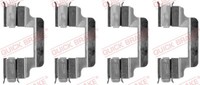 Quick Brake 109-1230 ZubehöRsatz, Scheibenbremsbelag FüR CitroËN, Fiat, Lancia