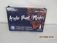 Acrylic Paint Markers Extra Fine Tip Quick Dry 36ct