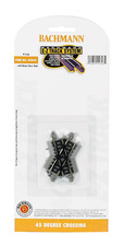 Bachmann 44843 N Scale E-Z Track 45 Degree Crossing