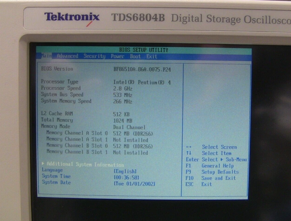 Tektronix TDS6804B 8GHz Digital Storage Oscilloscope - Image 3 of 4