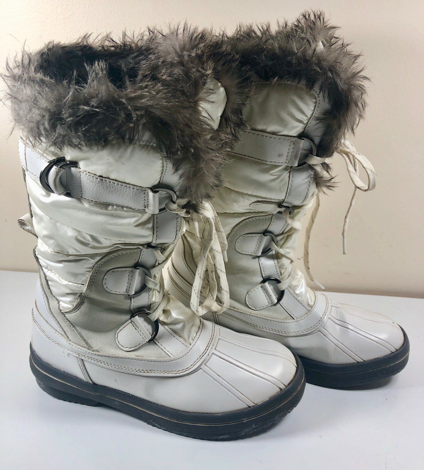 Calf Faux Fur Boots Size 