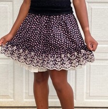 Vintage Joe Benbasset Floral Midi Skirt Size Medium