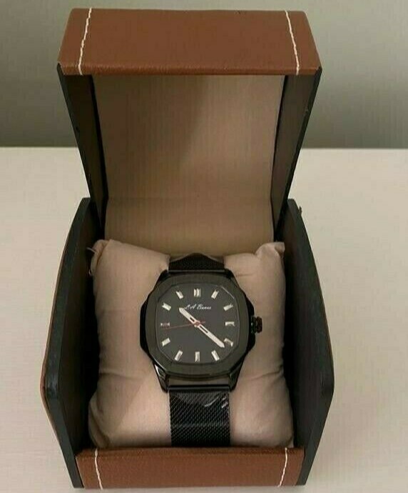 Mens Banus Yachtsman Watch Blacked Out UK
