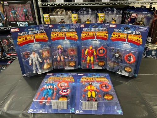 Hasbro Marvel Legends Secret Wars Action Figures Wave 1 Set of 6