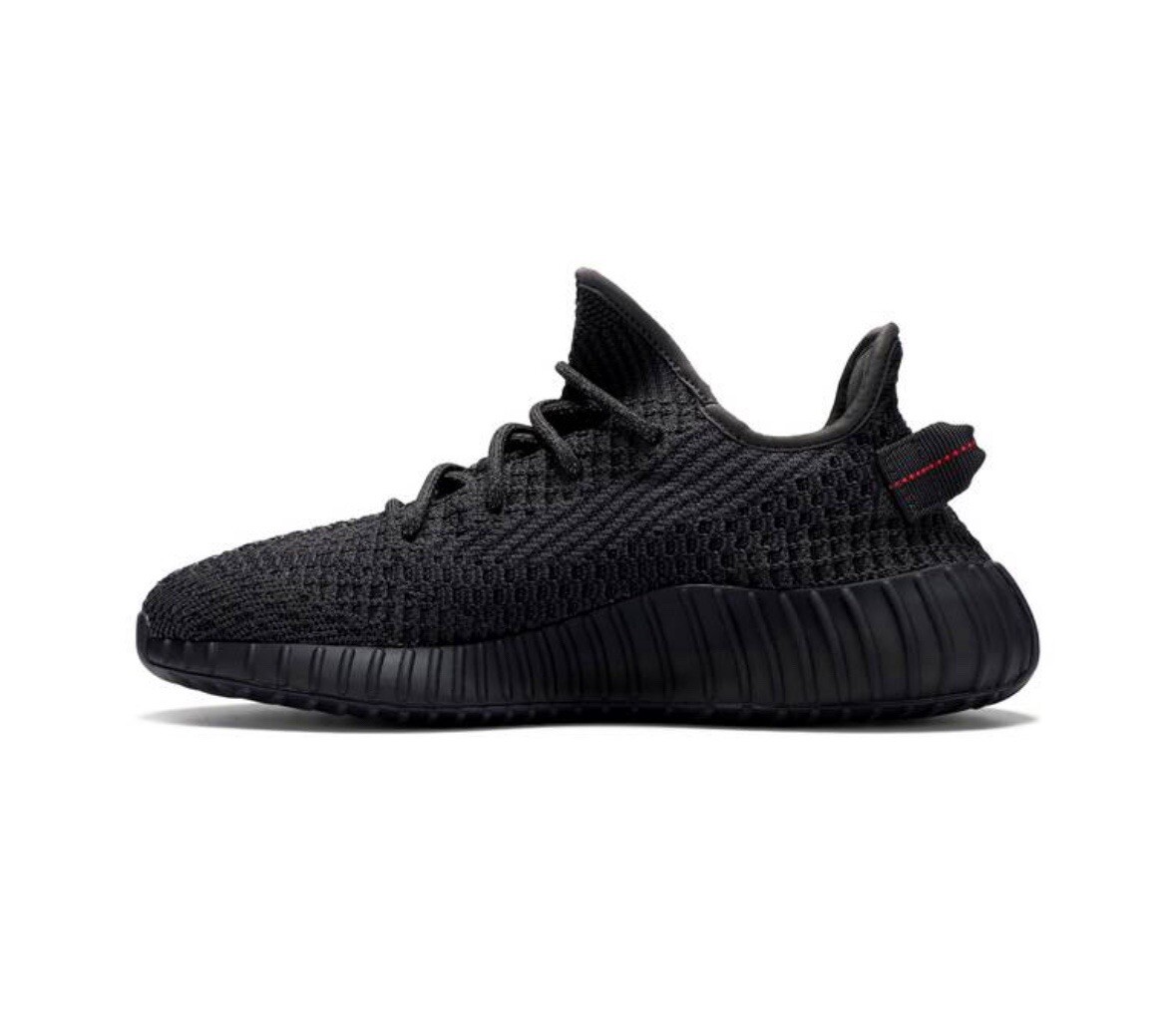 adidas YEEZY BOOST 350 V2 ブラック22.5㎝ Adidas Yeezy Boost 350 V2 Low Black Non-Reflective — Size: 6