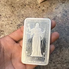 MTC 10 oz .999 Fine Silver Bar Lady Justice Precious Metal (Pamp Bullion)