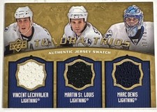 2008-09 Artifacts - Tundra Trios Vincent Lecavalier, Martin St Louis Denis /75