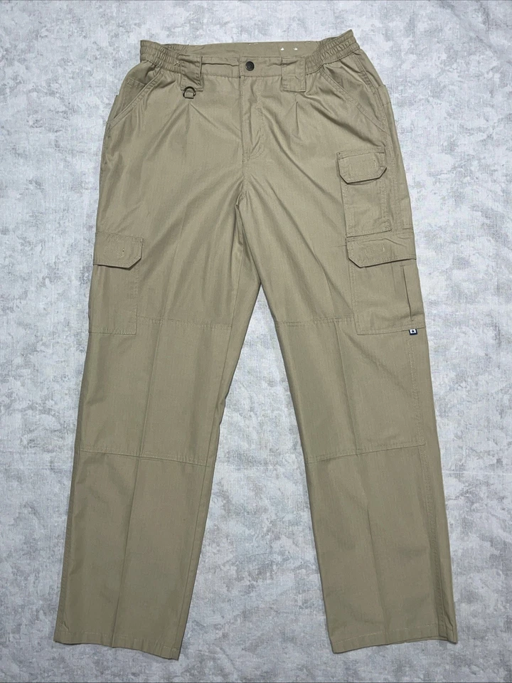 Pantalones cargo tácticos Propper para mujer 14 caqui reforzados Ripstop calce relajado Foto 3 de 4