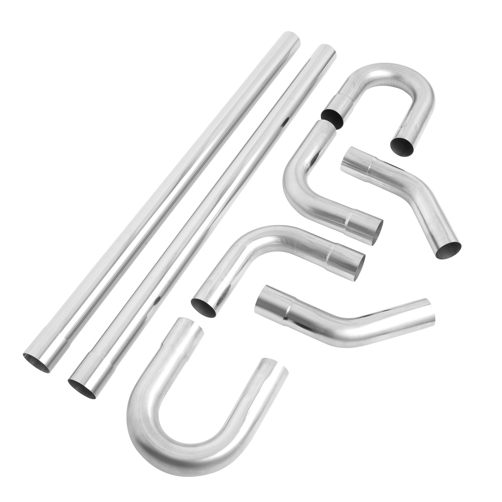 2.5” Exhaust Tubing Mandrel Bend Pipe U-Bend Tubing For Ford Mustang 3.8L 99-04