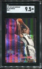 1997-98 Tim Duncan Rookie Card Flair Showcase Row 2 #5 San Antonio Spurs SGC 9.5. rookie card picture