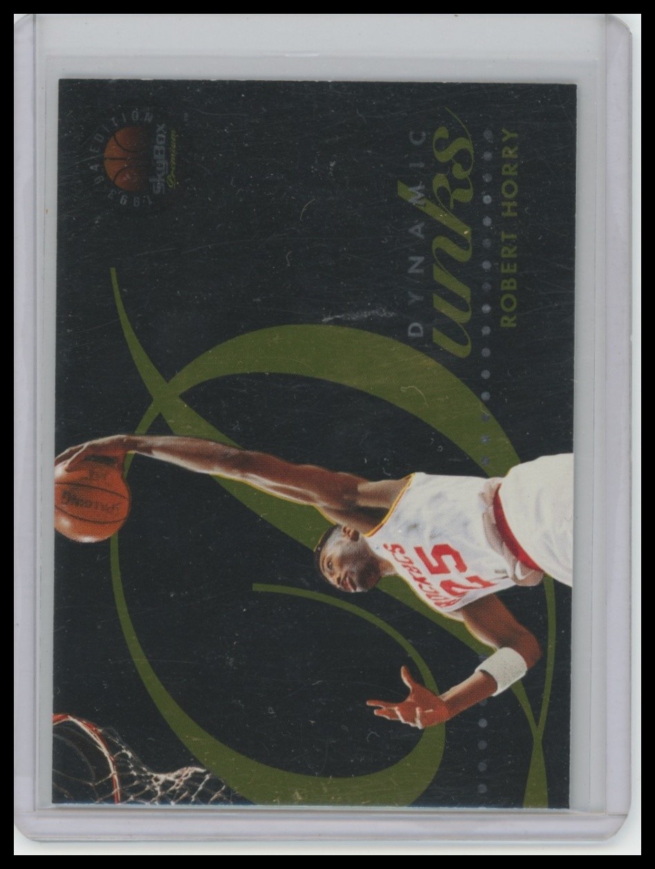 1993-94 SkyBox Premium #D3 Robert Horry Dynamic Dunks Rockets