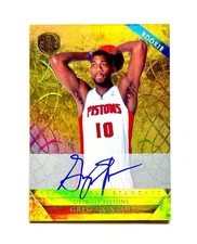 2010 Greg Monroe Panini Gold Standard Prizm RC Auto /299 Prizm Refractor Silver