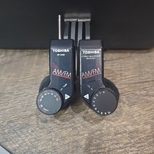 Toshiba RP-2036 Compact Folding AM/FM Stereo Headphones RARE TESTED Fast Ship