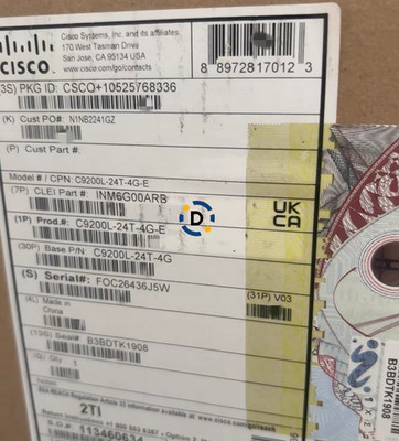 New C9200L-24T-4G-E Ethernet switch
