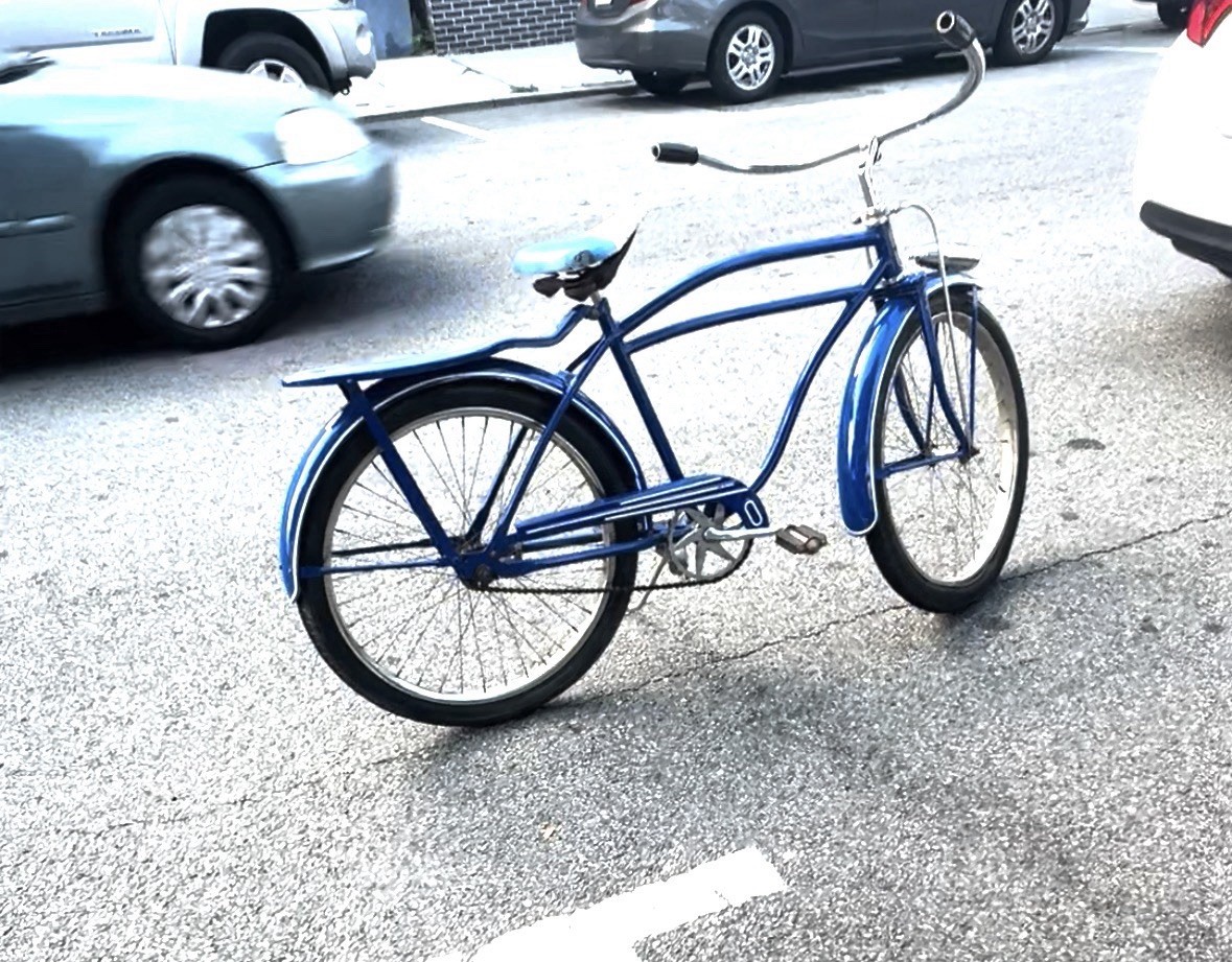 Hawthorne Blue Vintage Men's Complete Bicycle Bike 26 Inch Wheels