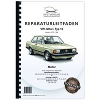 VW Jetta 1 16 (79-84) 4-Zyl. Benzinmotor 65-90 PS Mechanik Werkstatthandbuch