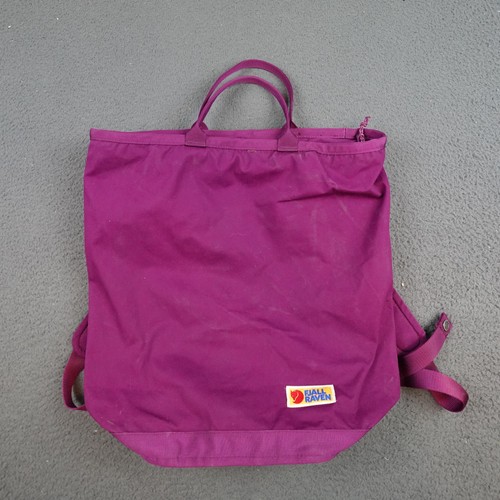 Fjallraven Vardag Totepack Backpack Purple 15" Laptop Travel Daypack Womens