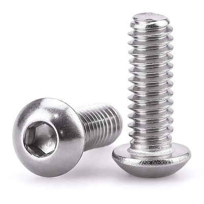 High-Quality 5/16-18 x 3/4'' Button Head Cap Bolts in 304 Stainless Steel