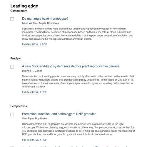 Cell Magazine Medical Journal Vol 186 #22 Oct 26, 2023 Menopause Alzheimer’s - Picture 5 of 10