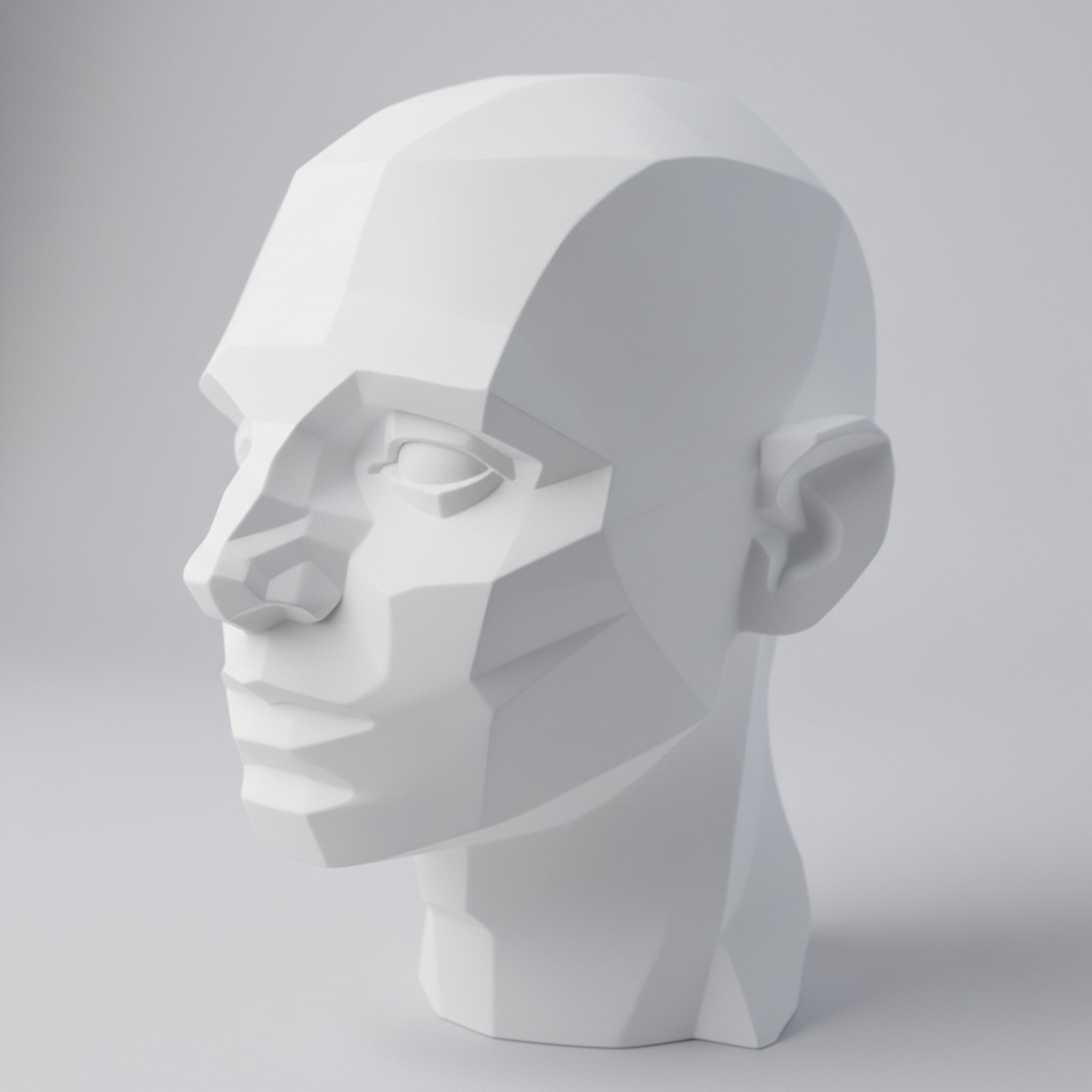 10" 25.4 cm John Asaro Style Planar Head, Planar Bust, Learn the Planes