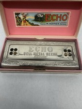 M Hohner Harmonica 54/64 C/g With Original Box The Echo Harp