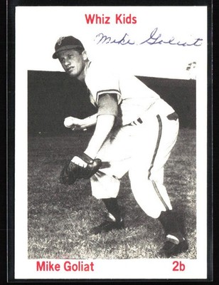 1975 TCMA 1950 Philadelphia Phillies/Whiz Kids #10 Mike Goliat Autographed